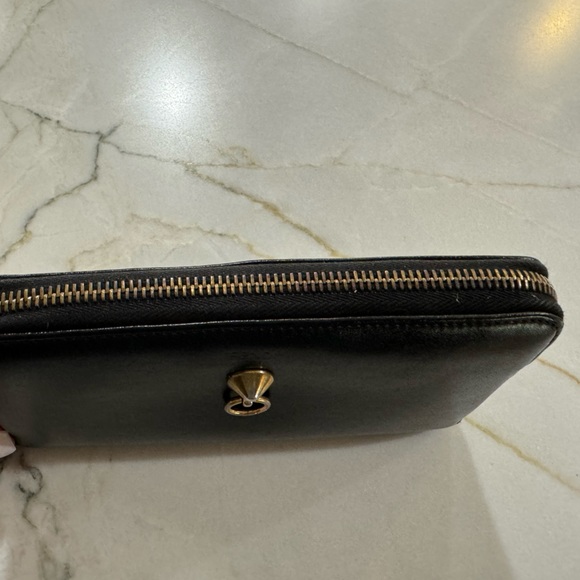 Fendi Black Leather By the Way Zip Around Long Wallet - Picture 11 of 13